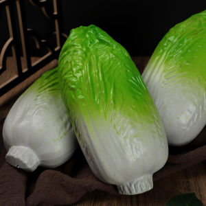 Artificial Plastic Chinese Cabbage Model Vegetable Imitation Vegetable Supermarket Display Decoration Props Decoration Childrens Cognitive Teaching Aids