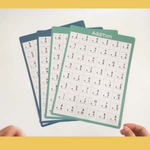 Dry Erase Board Card Learn Subtract Add 1st 2nd 3rd Math Manipulatives Addition Subtraction Learning Tool Math for Kids Students Classroom Home School Supplies with Answer Key