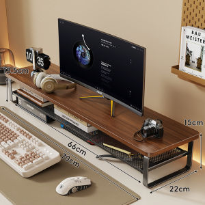 evesigar | Computer Monitor Riser Desktop Keyboard Tray