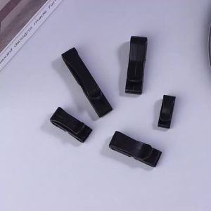EELHOE | 10Pcs/Pack Quick Slip Keeper Buckle End Clip Slider Black For Camping Hiking Backpack Adjusting Strap Webbing 20-51mm