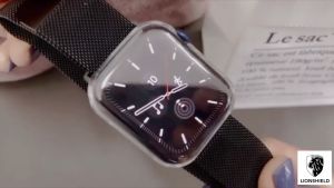 (SG) LionShield Transparent HARD PC Case Compatible with Apple Watch Series SE 3/SE 2/6/SE/5/4/3/2/1 (44mm/40mm/42mm/38mm) - [Covers Front Screen] - All Around Protective Shockproof Bumper Case - Crystal Clear - Ultra Thin Slim Cover Casing for iWatch