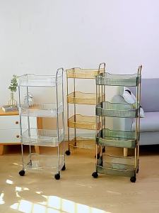 Floor Multi-layer Bathroom Storage Shelf