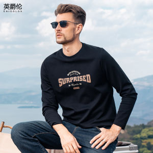 Enjeolon | Smooth Printed Long Sleeve T-Shirt 240G