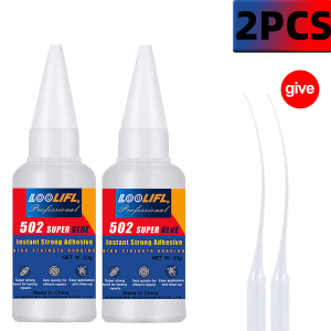 LOOLIFL | LOOLIFL 1-10 PCS Super glue 502 High Strength Quick-drying Cyanoacrylate Adhesive for leather rubber wood Metal Liquid glue