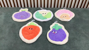 (KLT18B) Khăn lau tay nhà bếp phòng tắm hình rau củ quả