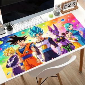 Bandai | Dragon Ball Z Mouse Pads DBZ Anime Extended Desk mat Large Keyboard Pad Thickened gaming Accessories Rubber PC Computer mousepad