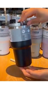 Elegant Stainless Steel Vacuum Insulated Tumbler with Lid - Spill-Proof Travel Mug for Hot & Cold Beverages Durable Outdoor Drinkware for Camping RV Daily Use - Available in Multiple Colors