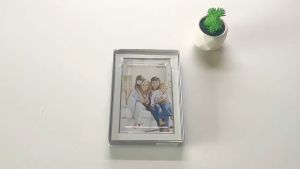 Brushed White Textured Aluminium Frame | Photo Frame | 4R-6R - High Quality, Durable, and Elegant for Displaying Photographs