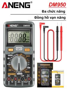 Máy Đo Vạn Năng Kỹ Thuật Số Cầm Tay ANENG DM950 1999 Phép Đo Đo Điện Áp/dòng Điện AC/DC Điện Trở Điện Dung Phát Hiện Điện Áp Không Tiếp Xúc (NCV) Đo HFE Dành Cho Thợ Điện.