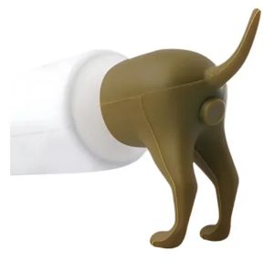 Creative Toothpaste Squeezer Pooping Dog Butt Toothpaste Cap Holder Dispenser for Home Bathroom Accessories Funny Prank Gift