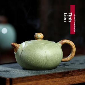 LIANGBI | Bình Trà Đất Sét Tím Handmade Nguyên Bản 360ml