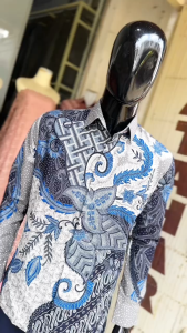 Jayabaya Batik RANGGA VI Kemeja Katun Furing Lengan Panjang