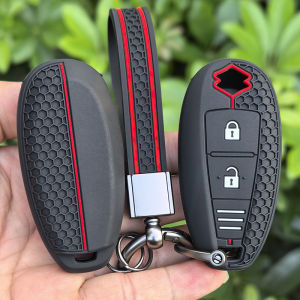 Soft Key Case Cover Fit For Suzuki Vitara 2022 SX4 II (S-cross) 2021 Silicone Keychain Car Accessories Key Protector