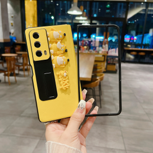 Honor MagicV2 Ultimate Edition VS3 Phone Case Huawei VS2 Protective Cover VS Foldable Screen Tempered Glass Case Integrated Leather Stand Full Protection against Drops