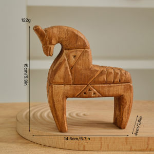 JUXIANYOU | Handmade Nordic Retro Style Wooden Home Decor