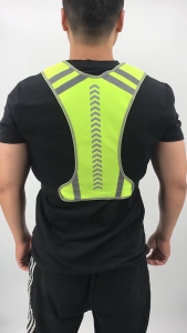 Reflectorized Vest Motorcycle Running Safety Vest Jogging Bike Motorcycle Night High Visibility Reflective Safety Vest