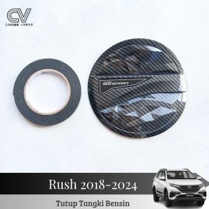 Cover Tutup Tangki Bensin Mobil Rush Gr Sport 2018-2024 Carbon