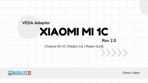 [Nadalos 3D] VESA Mount Adapter - Xiaomi Mi 1C/Redmi 1A/Redmi G24
