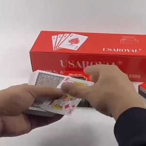 Playing Cards USA ROYAL 100% Plastic Poker Card Washable Kad Poker Plastik Cantik (54 Pcs)