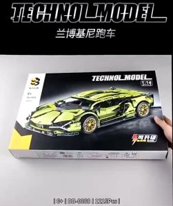 COD Mainan anak No.0088 Mobil sport Lamborghini 1:14 sulit untuk merakit blok bangunan mainan anak dewasa