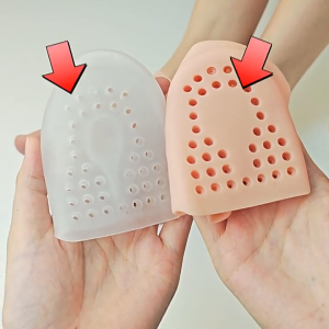 VTTO 1Pair Gel Silicone Heel Protector Sleeve Heel Pads Heel Cups Plantar Fasciitis Support Feet Care