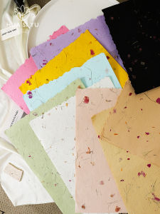 Handmade East Ba Flower Petal Paper Artistic Floral Bouquet Wrapping Paper Fresh Flower Gift Material Cotton Paper for Floral Design