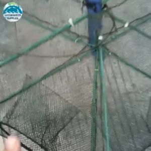 6 to 24 Holes Folded Portable Hexagon Fishing Net Crayfish Fish Automatic Trap Shrimp Carp Catcher Cages Mesh Nets Crab