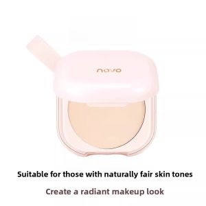 Noovo Translucent Setting Powder Compact Long-lasting Oil-control Makeup Remains Intact Dry Skin Brightening Base Touch-up Powder