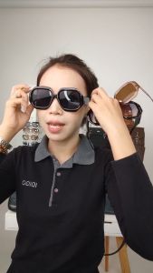 Mắt kính mát nam nữ đa giác gọng kính nhựa UV400 Jaliver Young SP - 2169