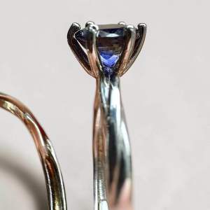 Natural | Genuine | Loveau Jewel | HQ Cordierite / Iolite Ring | Crystal | Gemstone | Ring | S925