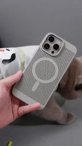 Ốp Tản Nhiệt Lưng Lưới PC Viền Camera Nhôm Cho Điện Thoại iPhone 17 Pro Max 16 15 14 13 Njoyshop