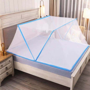 HUAFA MALL มุ้งกันยุงพับเก็บได้ มุ้งครอบใหญ่ มุ้งกันยุงแบบพกพา มุ้งครอบกันยุง มุ้งกระโจม มุ้งเต้นท์ 180*190