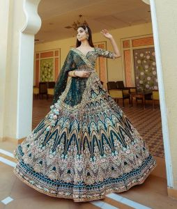 [PRE-ORDER] Semistitched Malay Satin Lengha ( Delivery 10 Days )