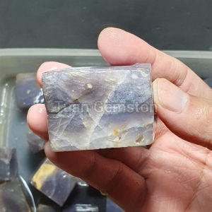 Batu Akik Bahan / Bongkahan Kucubung Lavender Unik