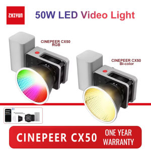 ZHIYUN CINEPEER CX50 / CX50 RGB 50W 2700-6500K COB LED Video Light Pocket Fill Light for TIK TOK YouTube Outdoor Shooting Video