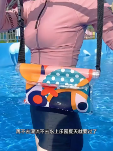 4Pcs Set Three Layers Waterproof PVC Phone Storage Bag Multipurpose Sealed Waterproof Fanny Pack For Outdoor Travel