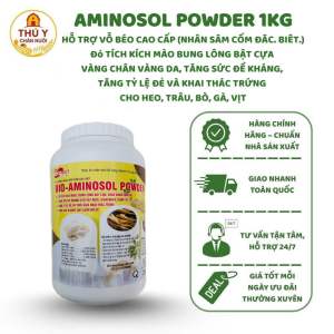 Vỗ Béo Cao Cấp Nhân Sâm BIO AMINOSOL POWDER 1KG | Bổ Sung Vitamin Cho Gia Súc Gia Cầm