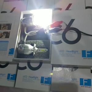 ✅2PCS Lampu Led Utama Depan Mobil Headlight LED H11 COB Cool White