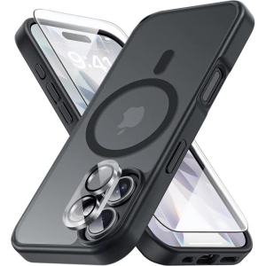 Magnetic Case for Magsafe iPhone 17 Air 17E 16E 16 Pro Max 15 Plus 14 13 12 Screen Protector Camera Lens Protection Phone Cover