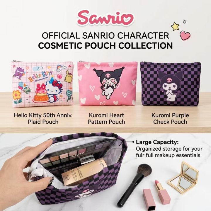 Sanrio | Sanrio Makeup Bag, 26x16cm Portable Makeup Bag, Cute