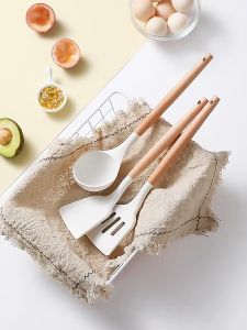 (Homu.Store) Premium White Silicone Cooking Tools Kitchen Cookware Silicone Utensils Cooking Senduk Putih Viral Sudip Kitchenware Kitchen Appliances Alat Dapur Alat Masak