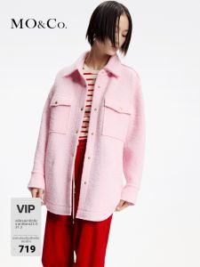 MO&Co. | Spring Autumn Workwear Pockets Oversized Wool Outerwear