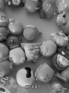 ✅พร้อมส่ง ตู้อะคริลิกใส่โมเดลจิ๋ว 4 ชั้น