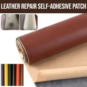 DIY Faux Leather Repair: Self-Adhesive Leather Patches & Litchi Pattern Leather Soft Patches