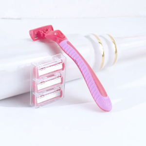 Manual Shaver Six Layer Safety Razor Blades Face/ Leg/ Armpit/ Bikini Beauty Hair Removal Shaving