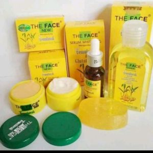 COD Paket Cream Temulawak Komplit 5 in 1 Paket Temulawak The Face BPOM Cream Siang Malam ASLI Cream Glowing