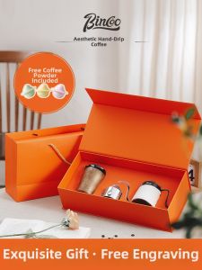 BINCOO | Custom Engraving High Aesthetic Insulated Coffee Cup Gift