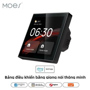 Bảng Điều Khiển Màn Hình Cảm Ứng Thông Minh Tuya Wifi Với Điều Khiển Bằng Giọng Nói Alexa Tích Hợp Cổng ZigBee Cho Các Kịch Bản Nhà Thông Minh
