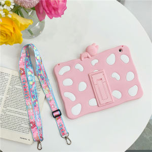 For Huawei MatePad Pro 10.8" 10.4" T 10S 10.1" T10 9.7" 11" 2021 MediaPad M6 10.8" 8.4" M5 Lite 8.0" 10.1" T5 10 10.1" Kids Tablet Cute Cartoon Sailor Moon Silicone Shockproof Stand Case Cover With Strap