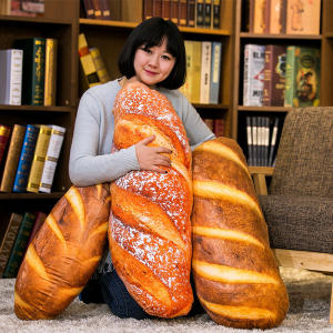 GỐI ÔM BÁNH MÌ 3D SIZE LỚN CHO BÉ ÔM NGỦ VẢI NHUNG MỀM MỊN CAO CẤP GIÁ RẺ